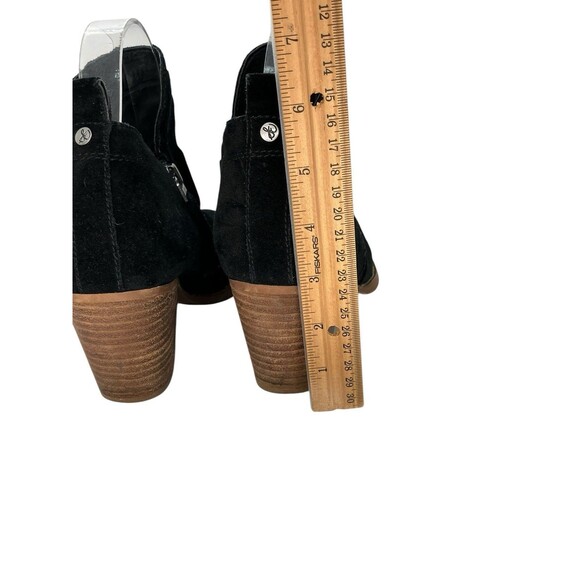 Sam Edelman Shoes Womens Size 9 Black Suede Side Zip‎ Ankle Booties Comfy - Picture 15 of 15